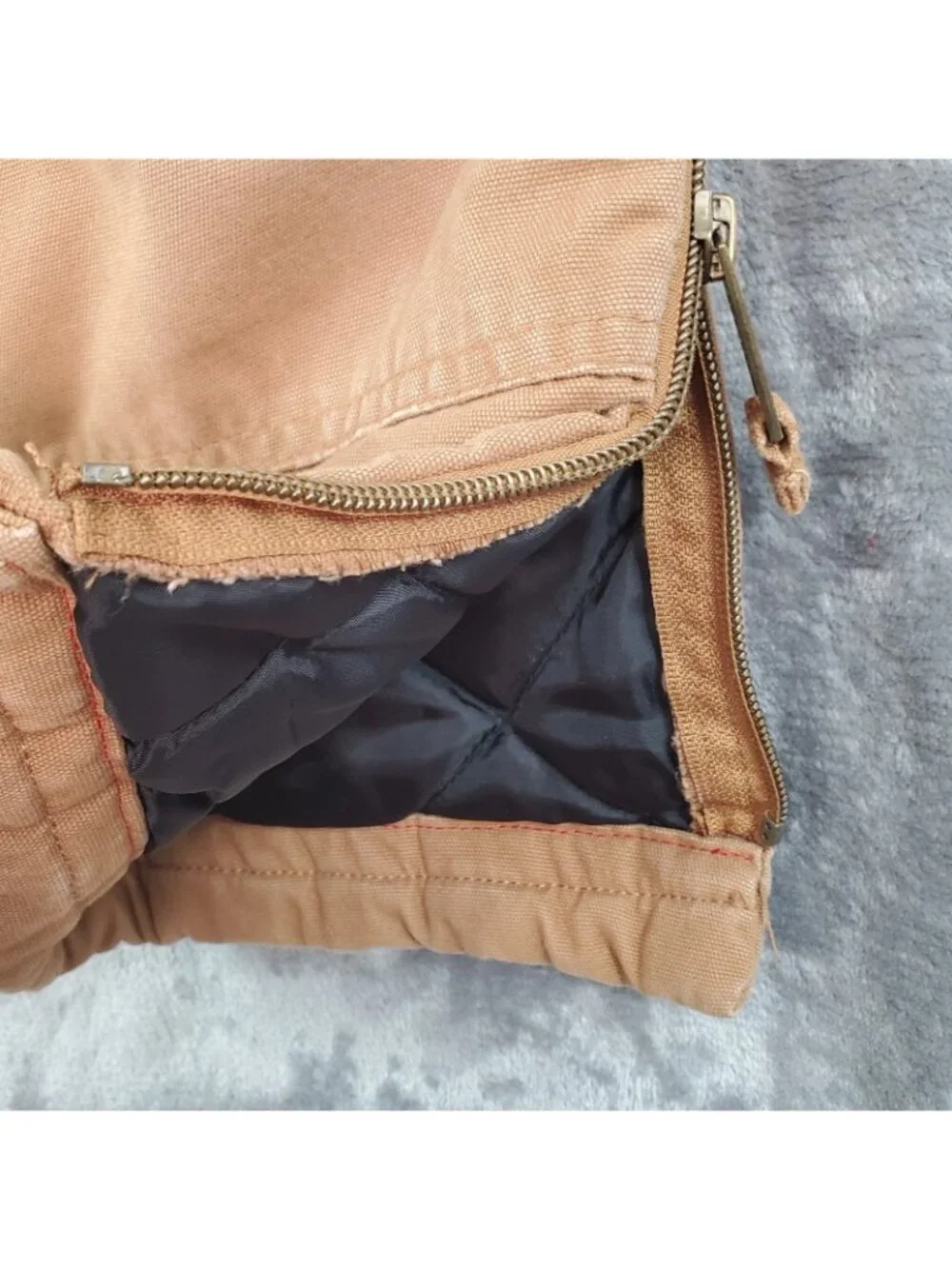 WALLS Tough Wear Kids Grow System Insulated Bib Overalls Youth M & L? Jean Denim